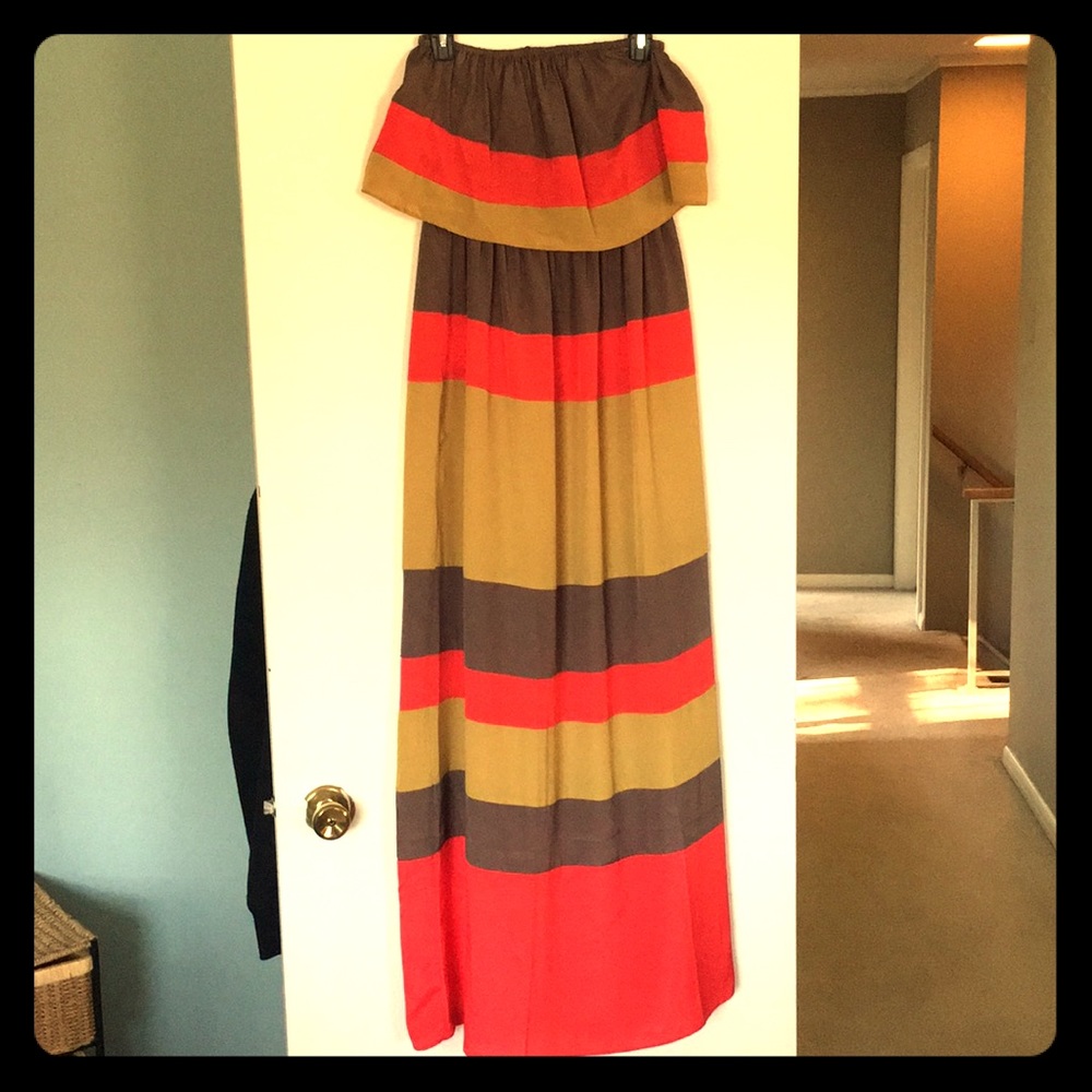 Strapless Maxi Dress